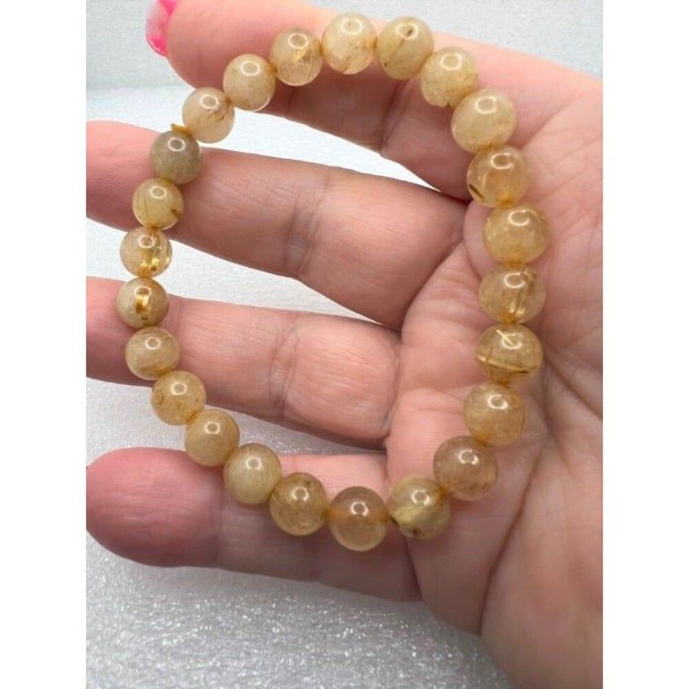 Gold Rutile Bracelet - Picture 2 of 4